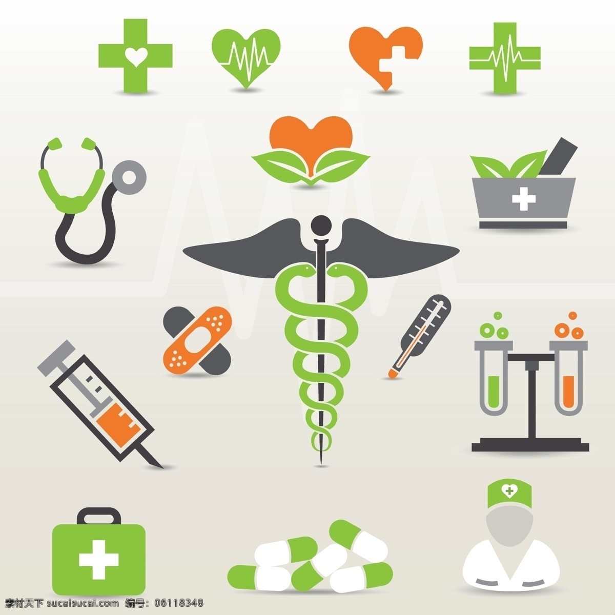 医疗用品图标 图标 模板 医院 数字 盖 医生 绿 健康 规定 壁纸 平面设计 科学 橙 人的 迹象 药
