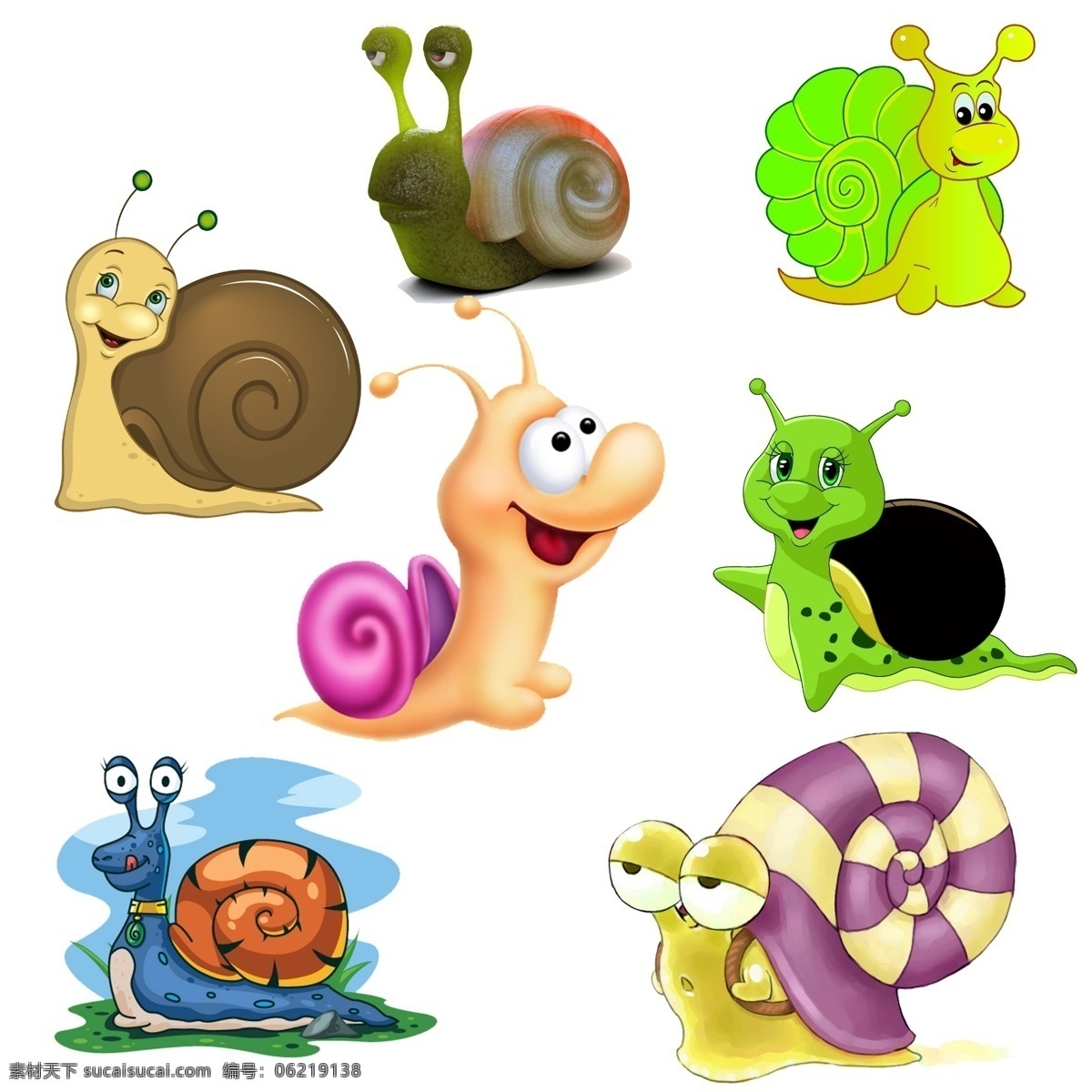 卡通 蜗牛 卡通蜗牛 卡通动物 可爱 昆虫 卡通昆虫