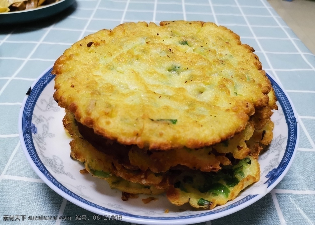 油炸饼 烘饼 美食 小吃 原创 小葱饼 餐饮美食 传统美食