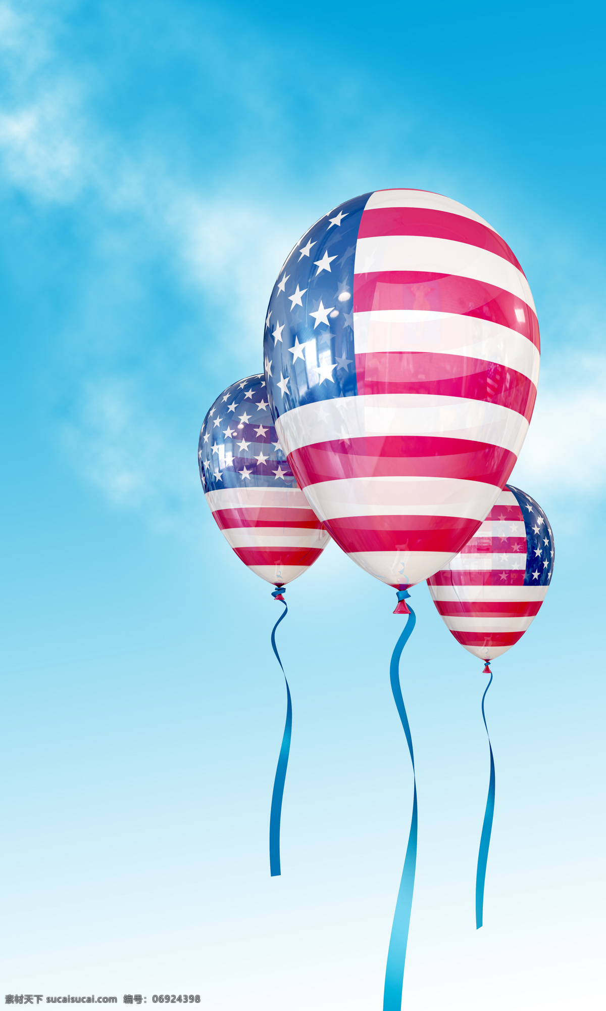 气球 美国国旗 星条旗 美国文化 美国精神 美国象征 生活素材 生活百科