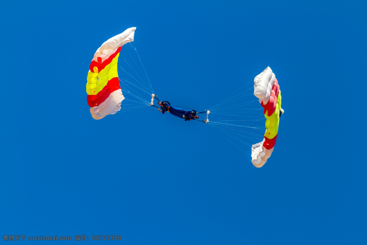 跳伞 表演 跳伞表演 天空 运动 蓝天 白云 运动员 降落伞 体育运动 商务人士 人物图片
