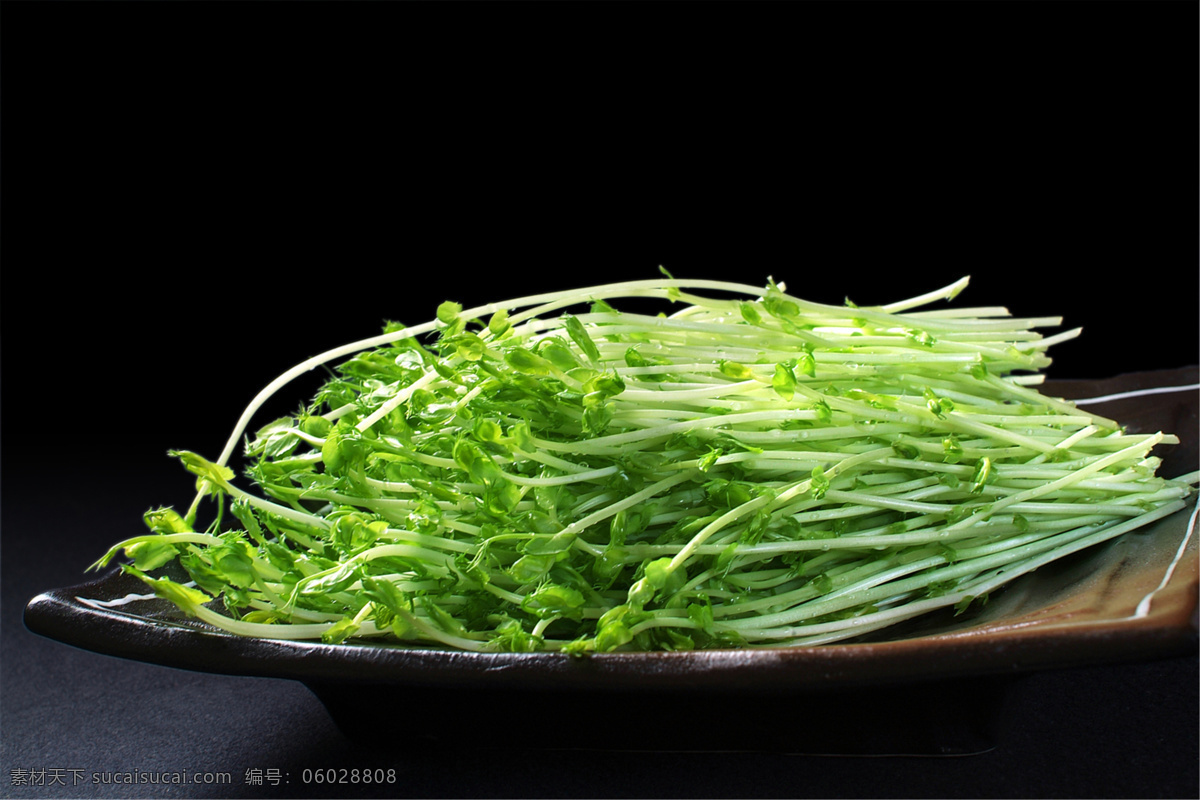 蔬白灼豌豆苗 美食 传统美食 餐饮美食 高清菜谱用图