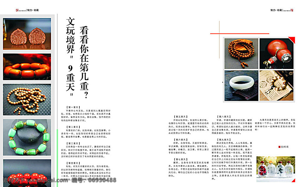 版式设计 杂志设计 排版设计 软文设计 魅力收藏 收藏品 杂志排版设计 生活百科 休闲娱乐 白色