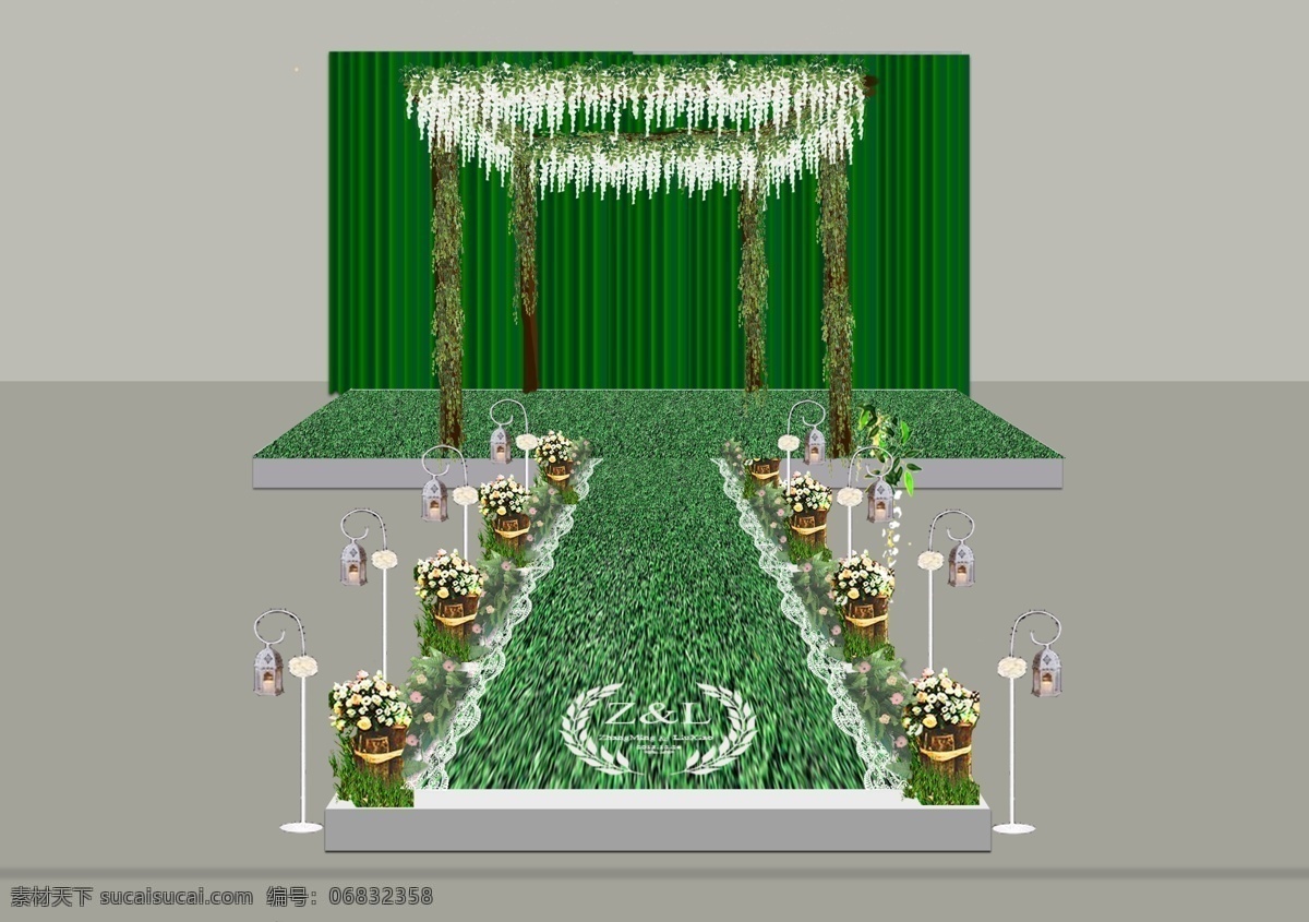 室外婚礼 婚礼设计 原创婚礼设计 森林 系 婚礼 绿色婚礼 草地婚礼 灰色
