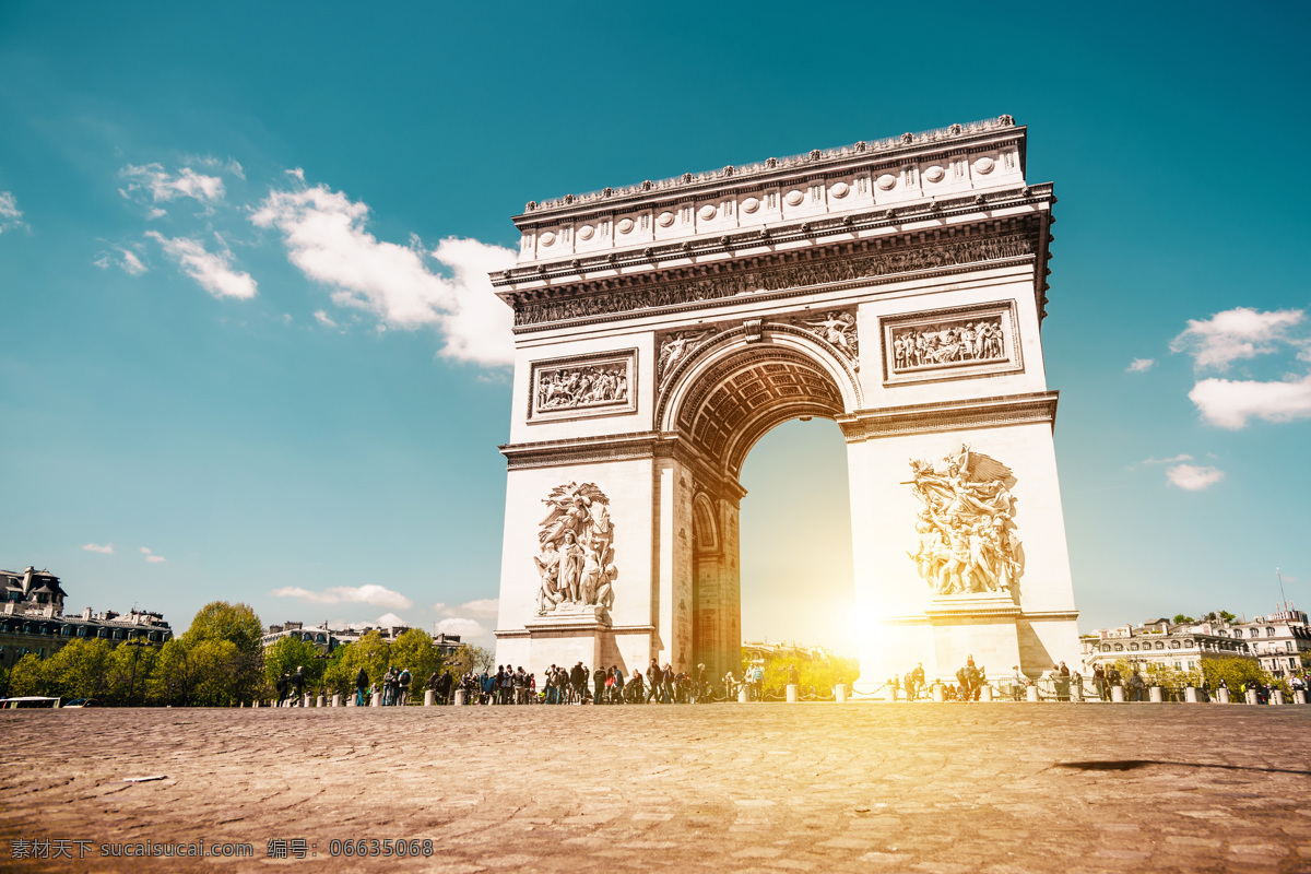 凯旋门 建筑 旅游 法国 巴黎 景观 参观 标志 旅游摄影 国外旅游