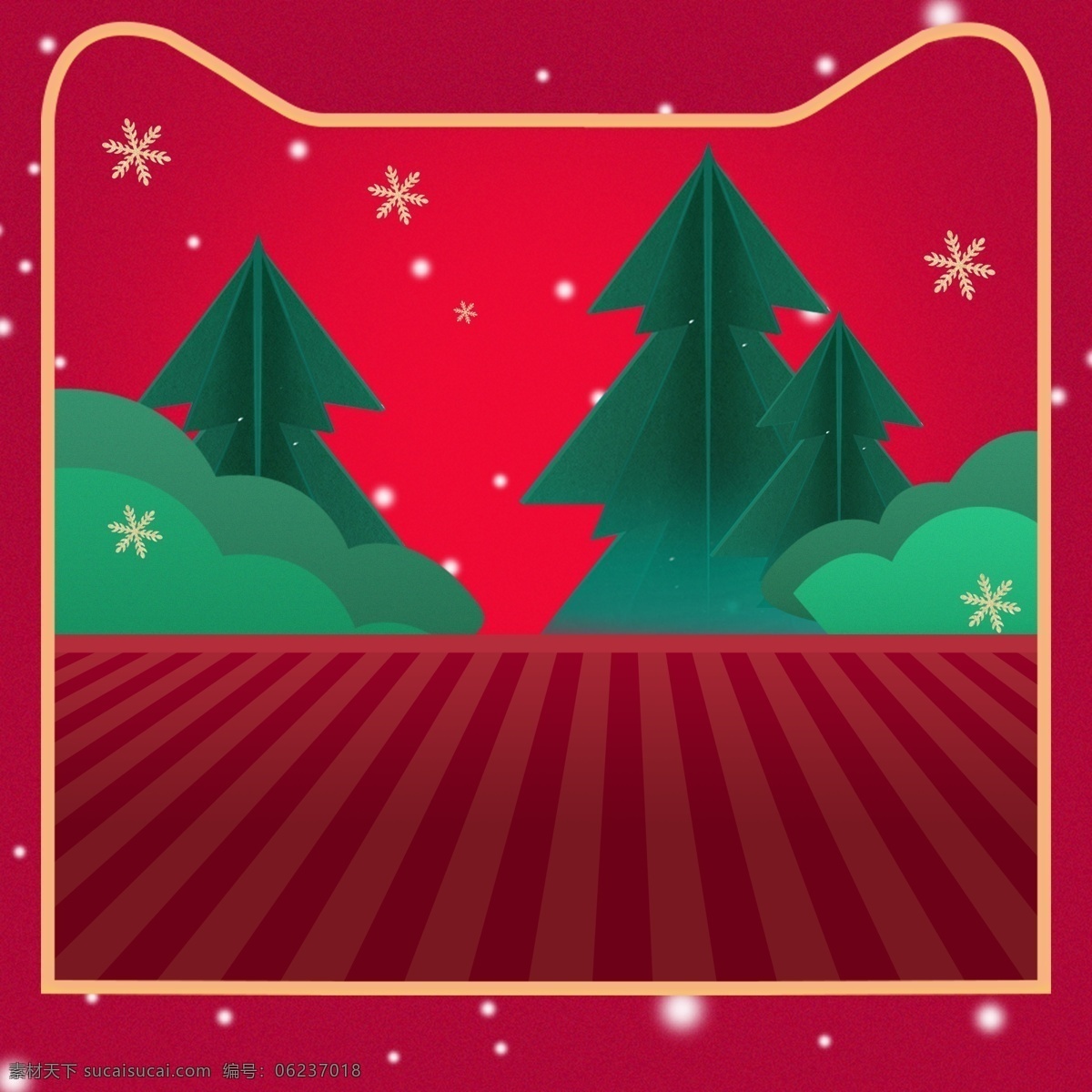 红色 圣诞 主 图 背景 雪花 圣诞树 红色背景 圣诞背景 主图背景 直通车