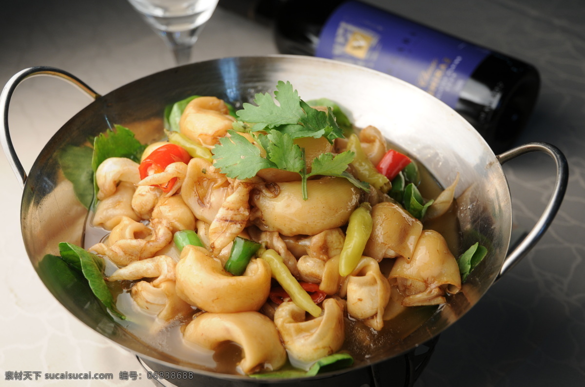 干锅鱼肚 传统美食 餐饮美食