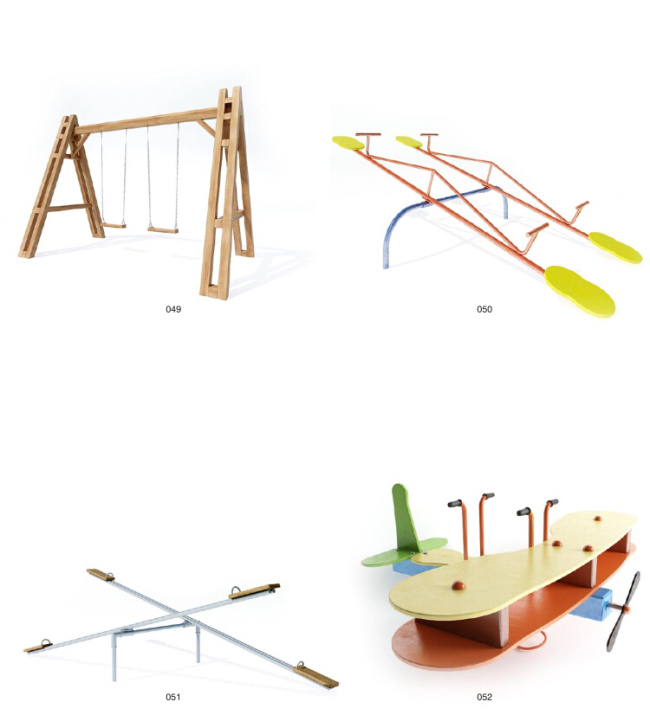 儿童乐园 模型 儿童游戏 乐园 设备 游戏 3d模型素材 其他3d模型