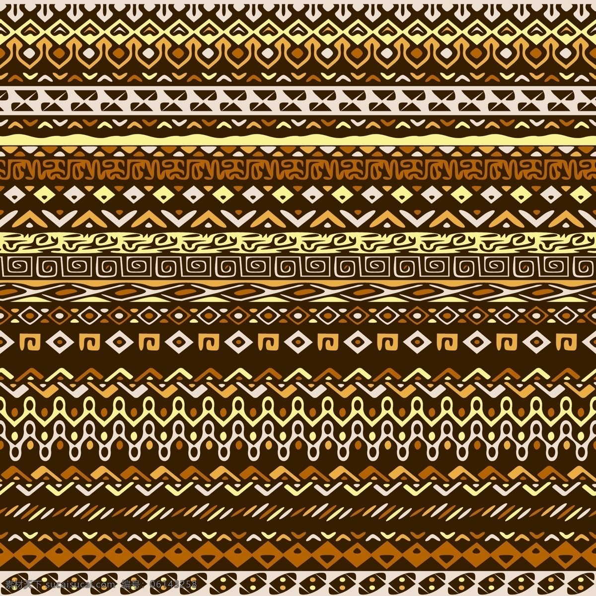 民族 形态 棕色 格局 背景 模式 抽象 装饰 手绘 饰品 印度 部落 非洲 观赏 无缝 古董 纺织品 传统 嬉皮士 阿兹特克