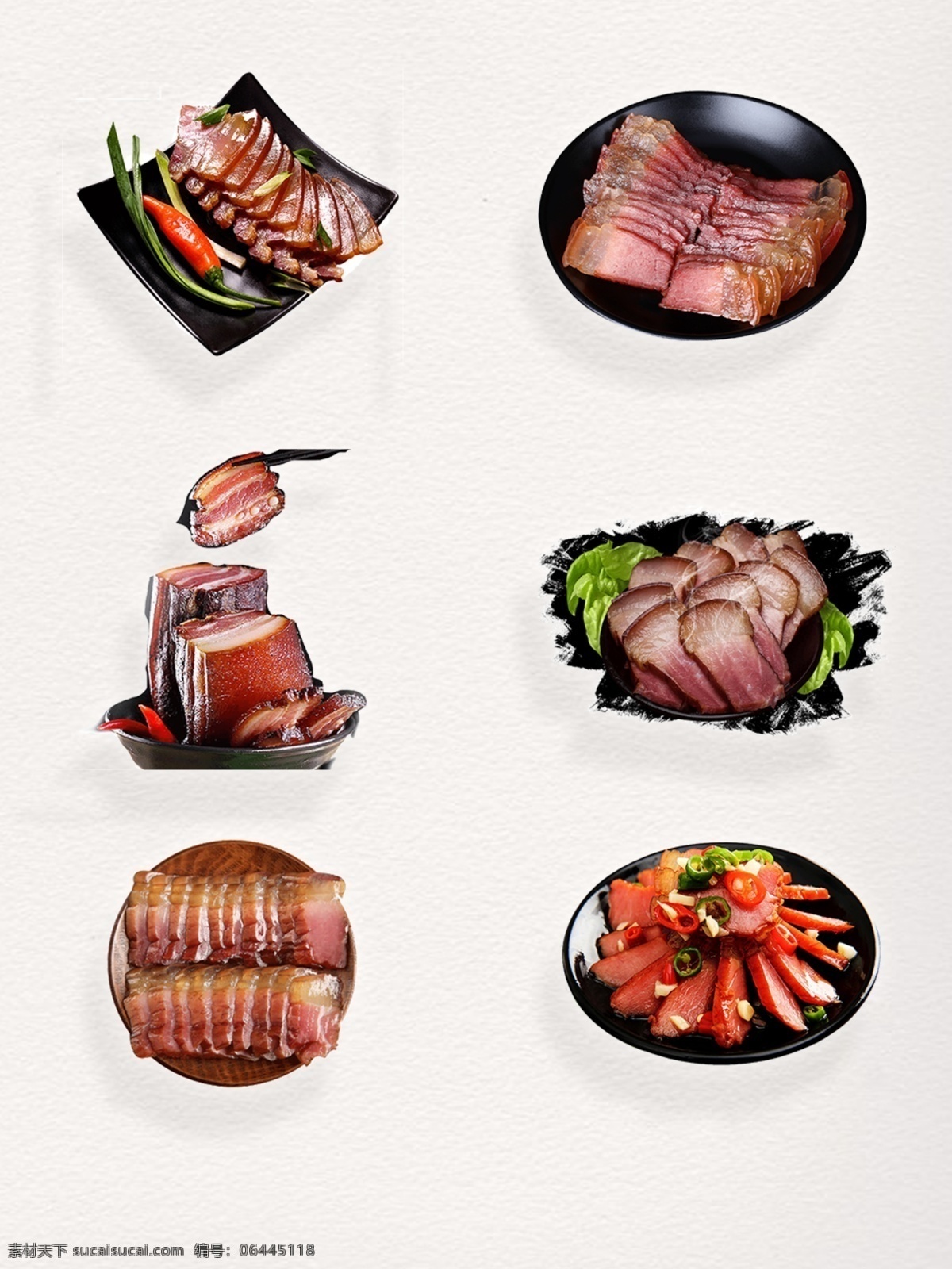 中国 传统节日 庆祝 美食 腊味 食品 装饰 图案 充饥 风味 红色 腊肉 美味小吃 肉质 实物 食用 中式