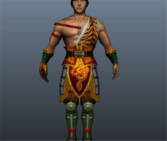部落 民族 游戏 模型 部落游戏模块 野兽戏装饰 人物网游素材 3d模型素材 游戏cg模型