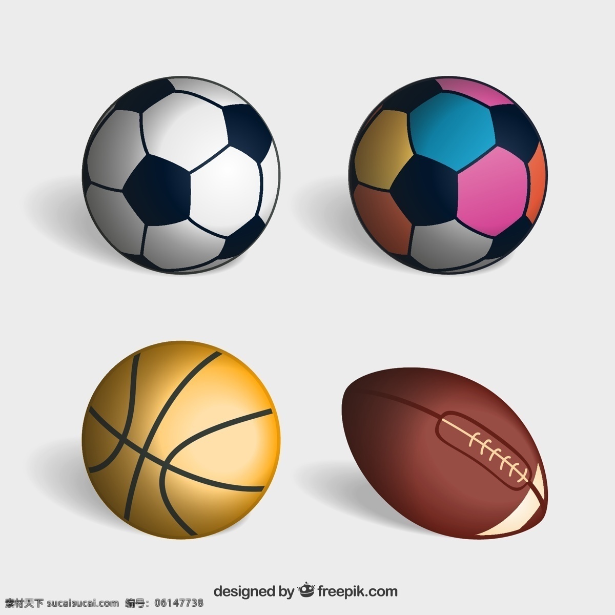 款 精美 球类 矢量 精美球类 矢量素材 球类矢量素材 球类素材 篮球矢量图 足球矢量图 橄榄球矢量图 排球矢量图 运动矢量图 运动素材 文化艺术 体育运动 白色