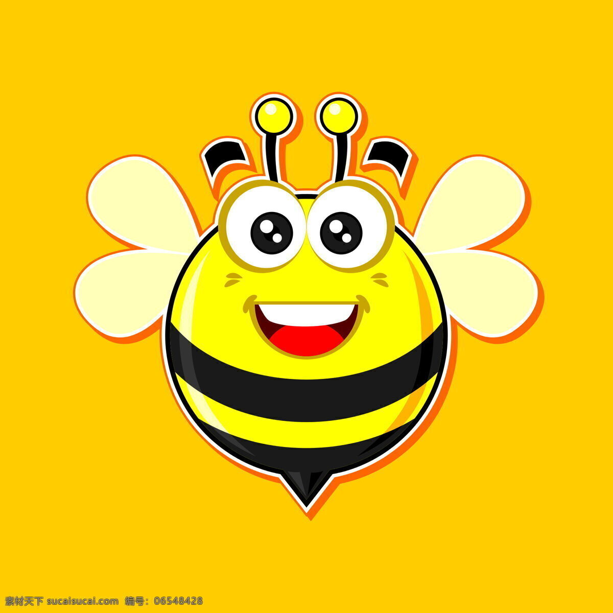 卡通 蜜蜂 黄色 背景 卡通蜜蜂 q版蜜蜂 q版 黄色蜜蜂 黄色背景 卡通素材 卡通画 卡通动漫 动漫动画