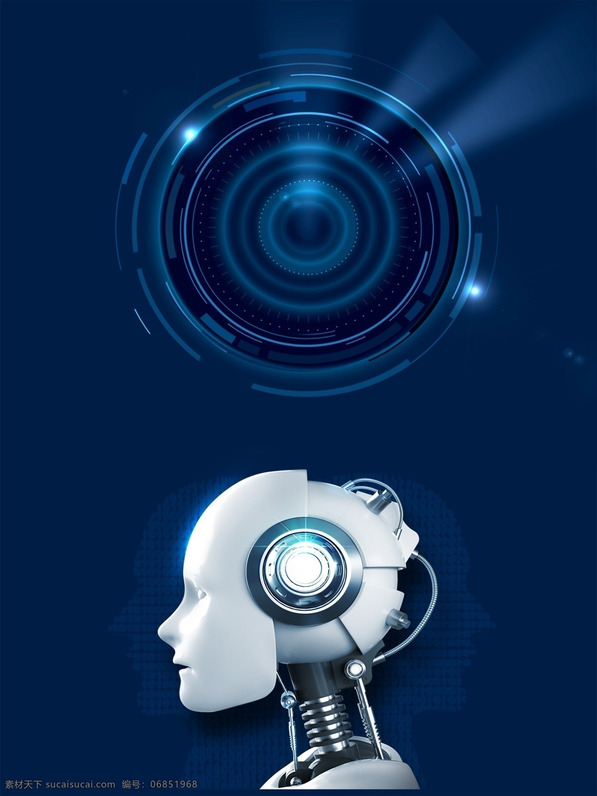 现代科技 智能 人脑 背景 蓝色背景 背景素材 背景图 会议背景 科技展板 智能ai 智能时代 科技背景 科技风 商务科技 科技之光 高科技 动感科技