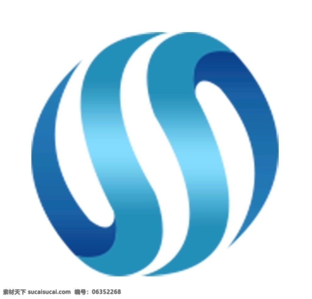 山东 公用 水污染 治理 logo 公共 蓝色 标志 标志图标 公共标识标志