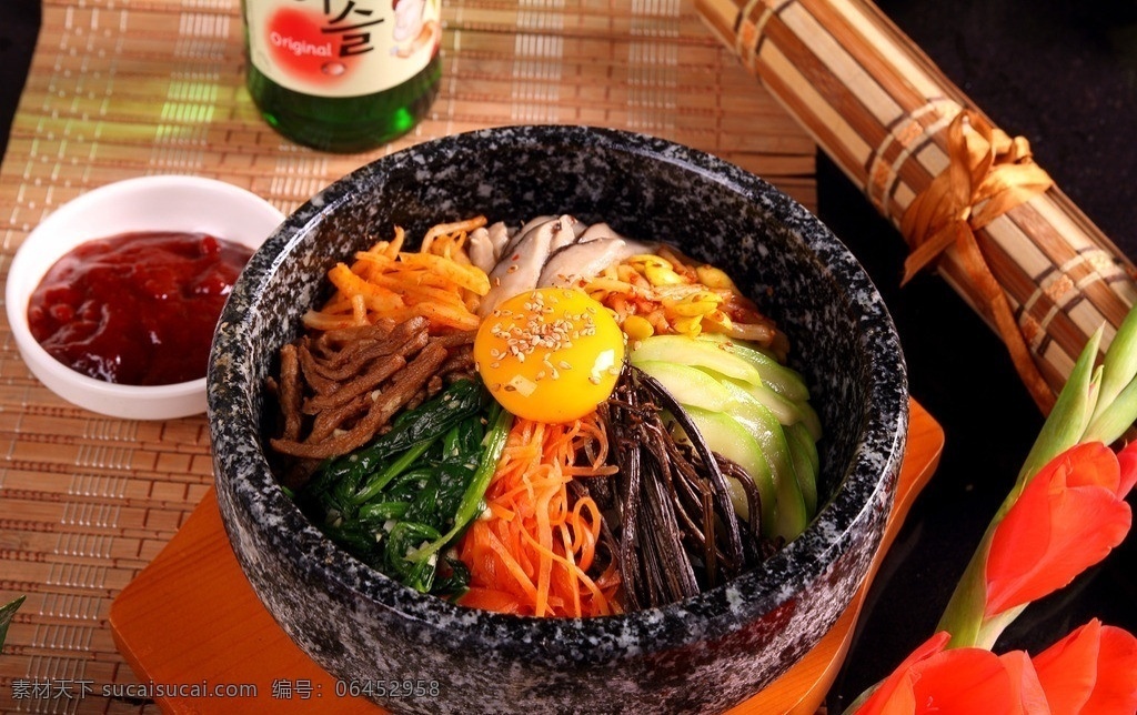 韩国 美食 石 锅 拌饭 石锅拌饭 高清 传统美食 餐饮美食