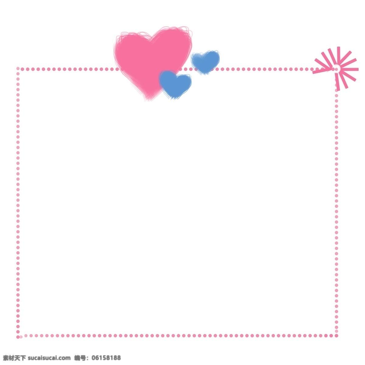 爱心 唯美 边框 图形 粉色爱心边框 对话框 唯美水彩粉色 婚礼 卡片 背景 海报边框