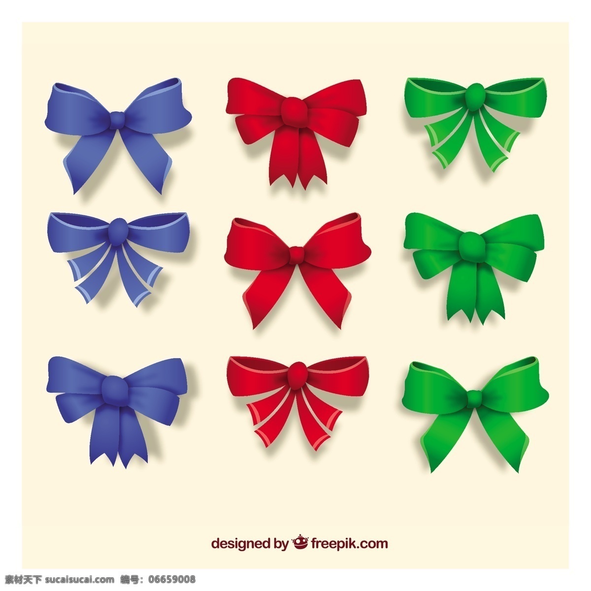 彩色织带饰品 织带 饰品 礼品 绿色 蓝色 红色 蝴蝶结 装饰 丝带 惊喜 纺织 色彩缤纷 彩带 色彩 收藏