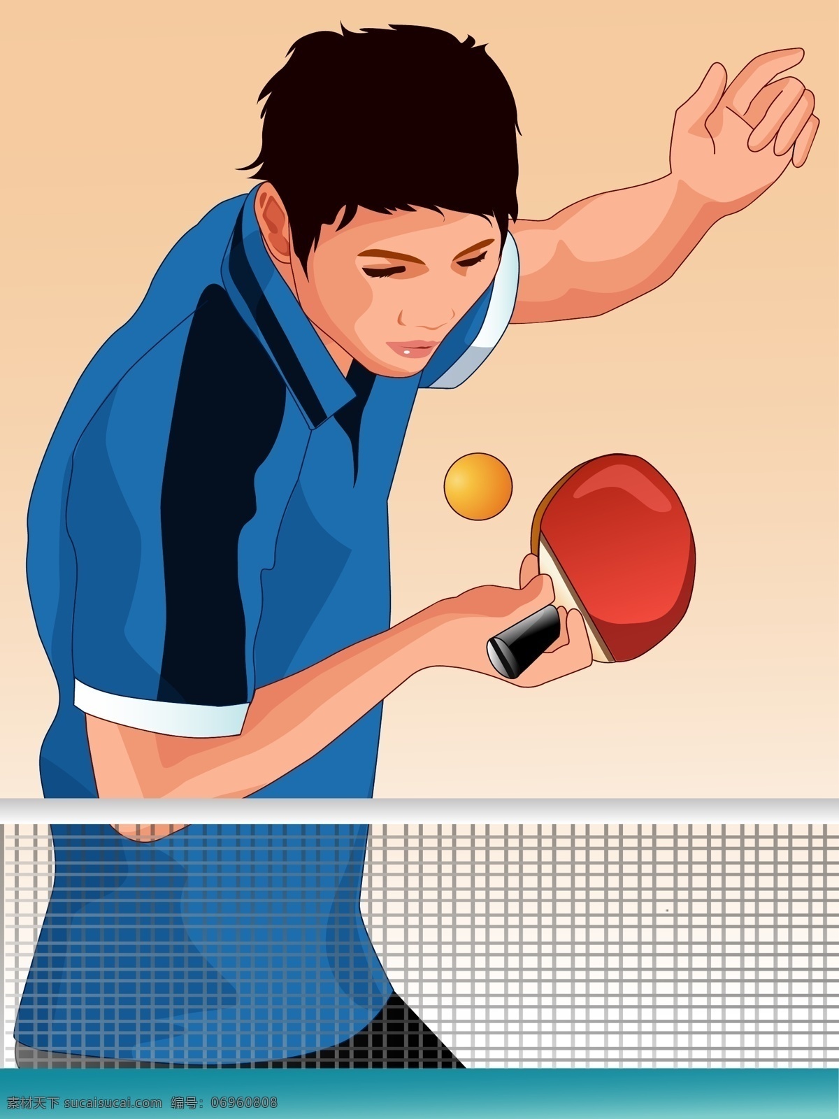 乒乓球 比赛 人物 乒乓球比赛 乒乓球网 乒乓球桌 乒乓球拍 奥运会 适量人物 适量 体育运动 文化艺术 矢量