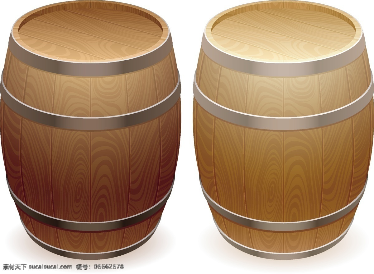 啤酒 桶 矢量 木桶 矢量素材 设计素材 背景素材 啤酒桶