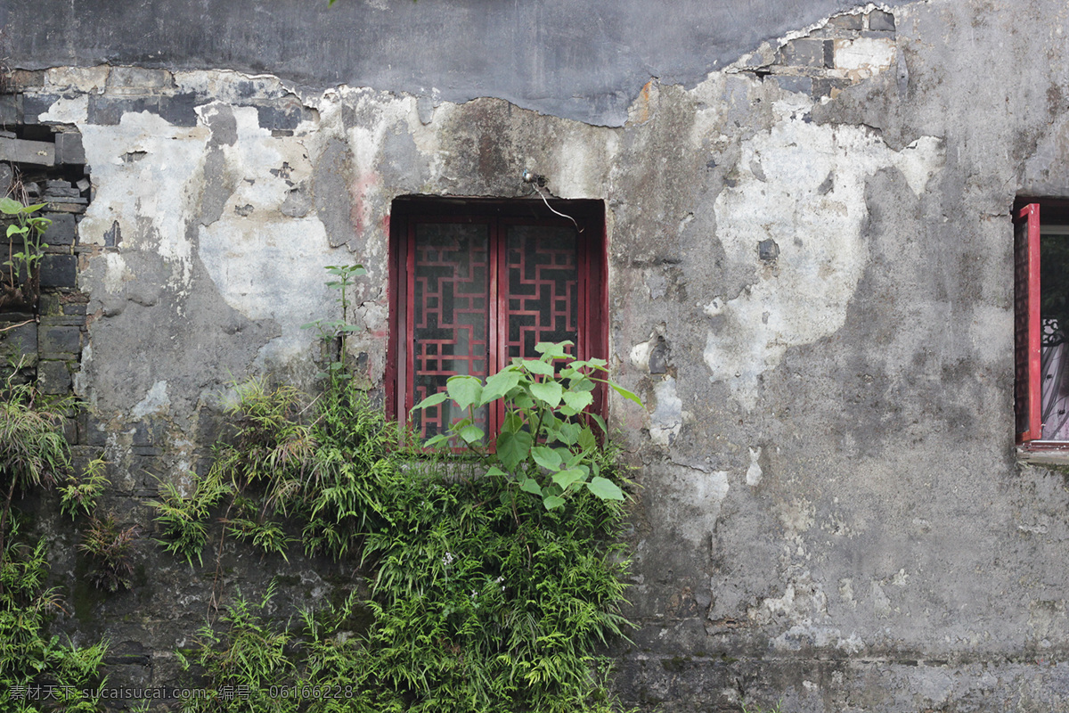 苏州 平江路 花窗 斑驳 墙壁 建筑园林