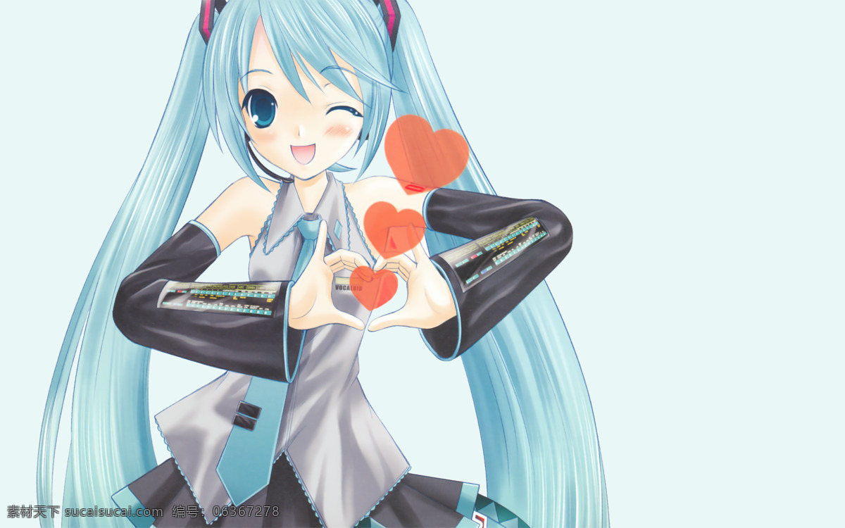 初音未来 动漫 卡通 miku 电子歌姬 动漫人物 动漫动画