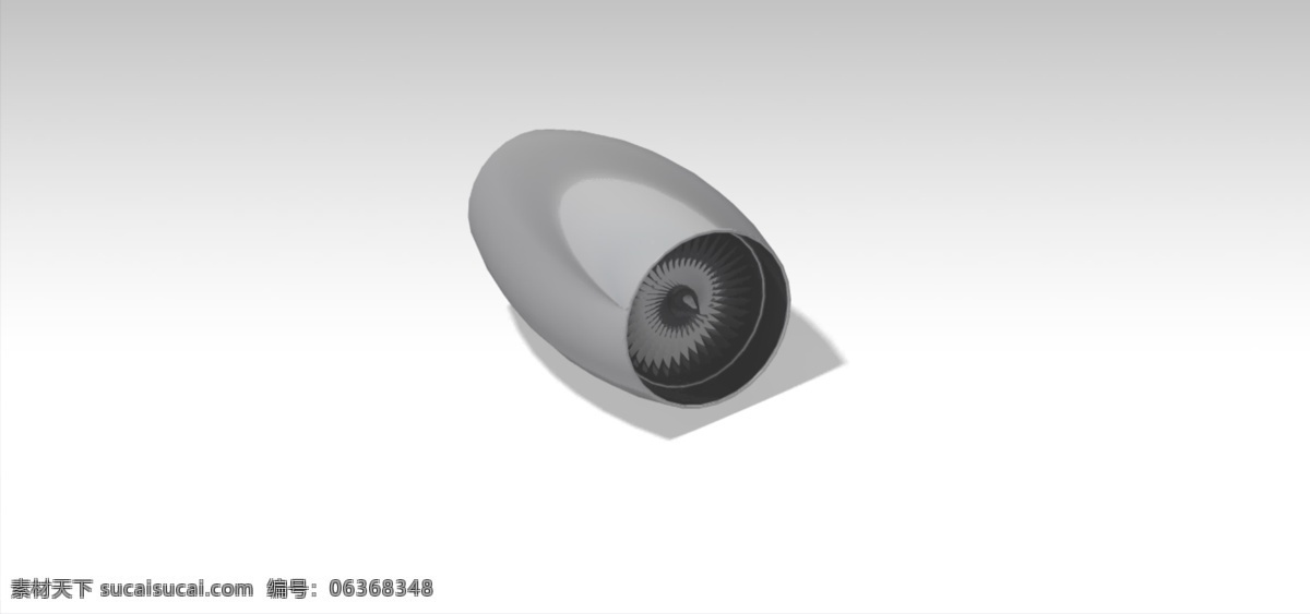 风扇 发动机 风扇发动机 3d模型素材 其他3d模型