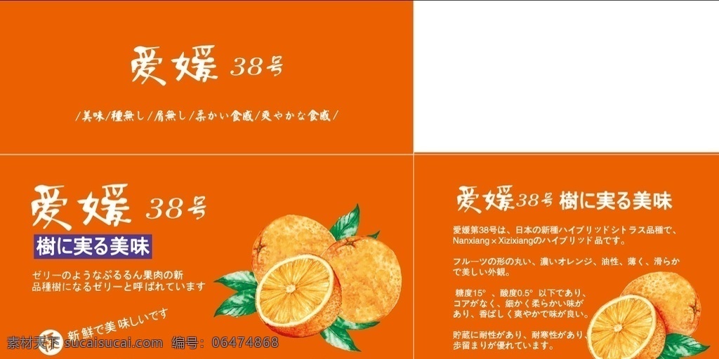 爱媛橙 爱媛38号 橙子包装 分层 橙子礼盒