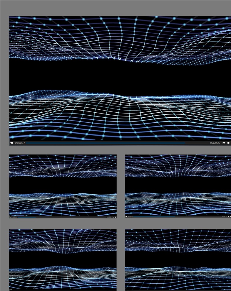 粒子 波浪 舞台 背景 视频 舞台背景 视频素材 粒子波浪 粒子涌动线条 粒子线条波动 多媒体 flash 动画 动画素材 mp4