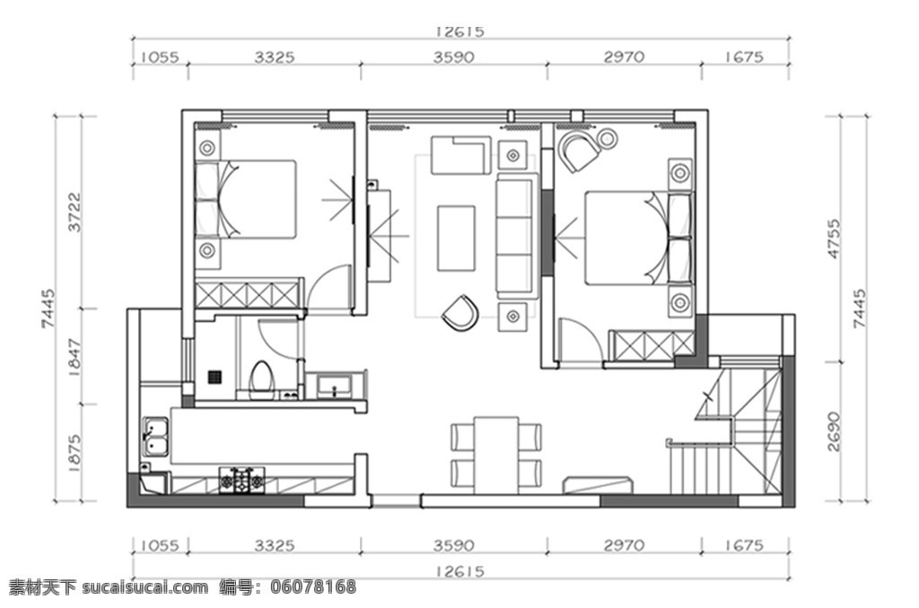 建 别墅 户型 cad 平面 方案 高层 图 定制 居室布局定制 居室 平面图 多层 方案设计 别墅设计