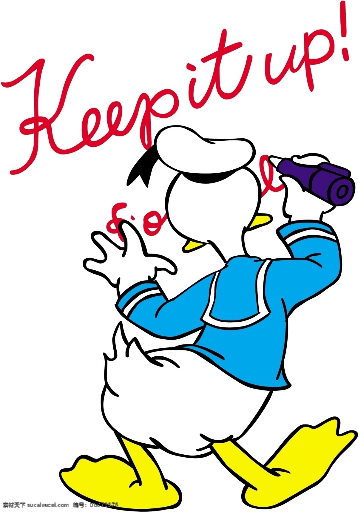 唐老鸭 背影 写字 动漫 人物设计 动漫动画 动漫人物