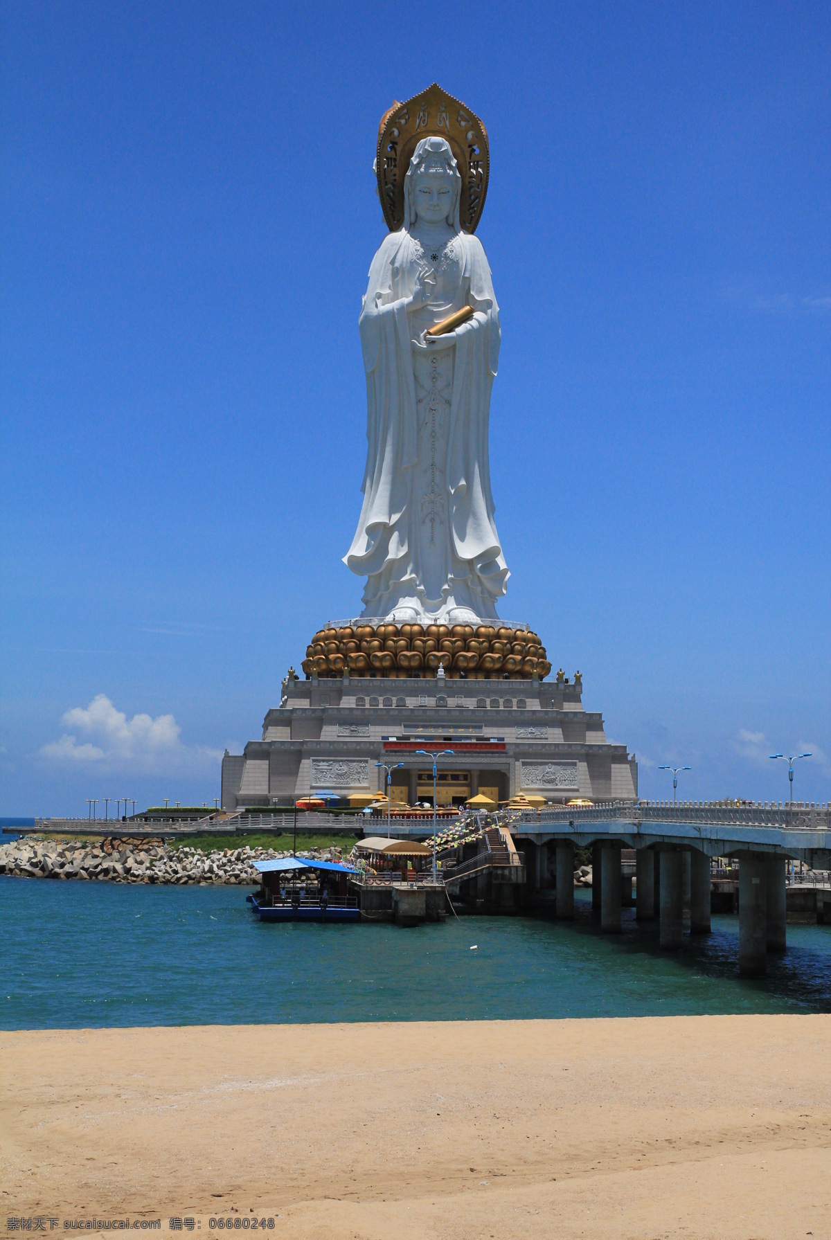 海南观音 观音 海南 三亚 大海 蓝天 旅游摄影 国内旅游