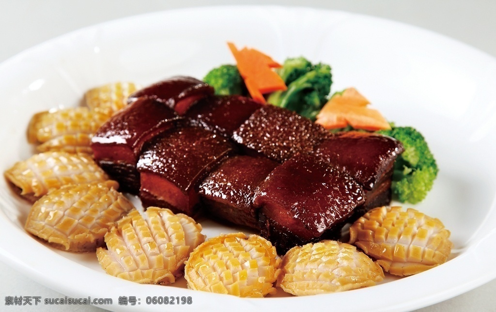 鲍鱼红烧肉 美食 传统美食 餐饮美食 高清菜谱用图