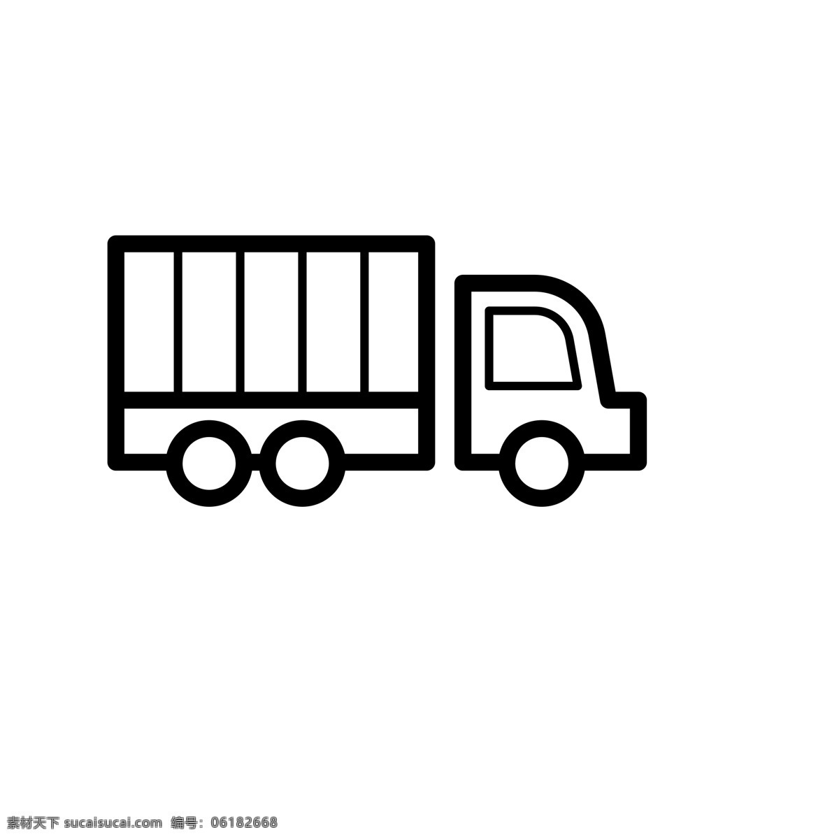 扁平化货车 箱式货车 货物运输 扁平化ui ui图标 手机图标 界面ui 网页ui h5图标