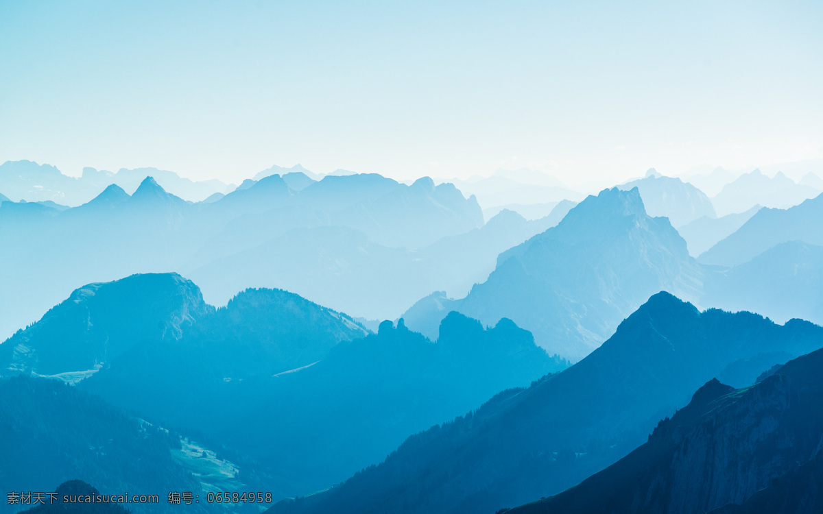 山脉 大气山脉 蓝色的山 境界 山峦 自然风景 自然景观