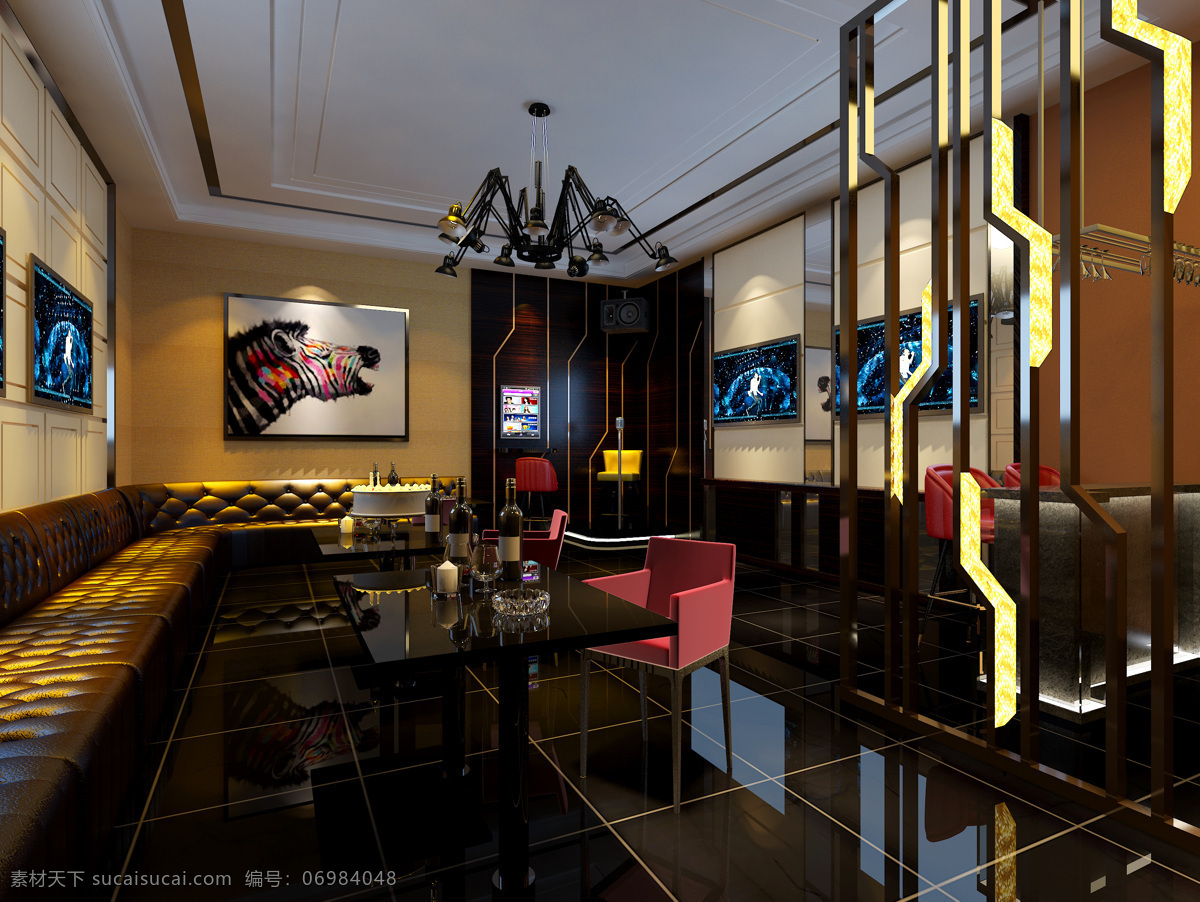 ktv包厢 ktv 效果图 3d室内 设计空间 3d效果 3d作品 3d设计