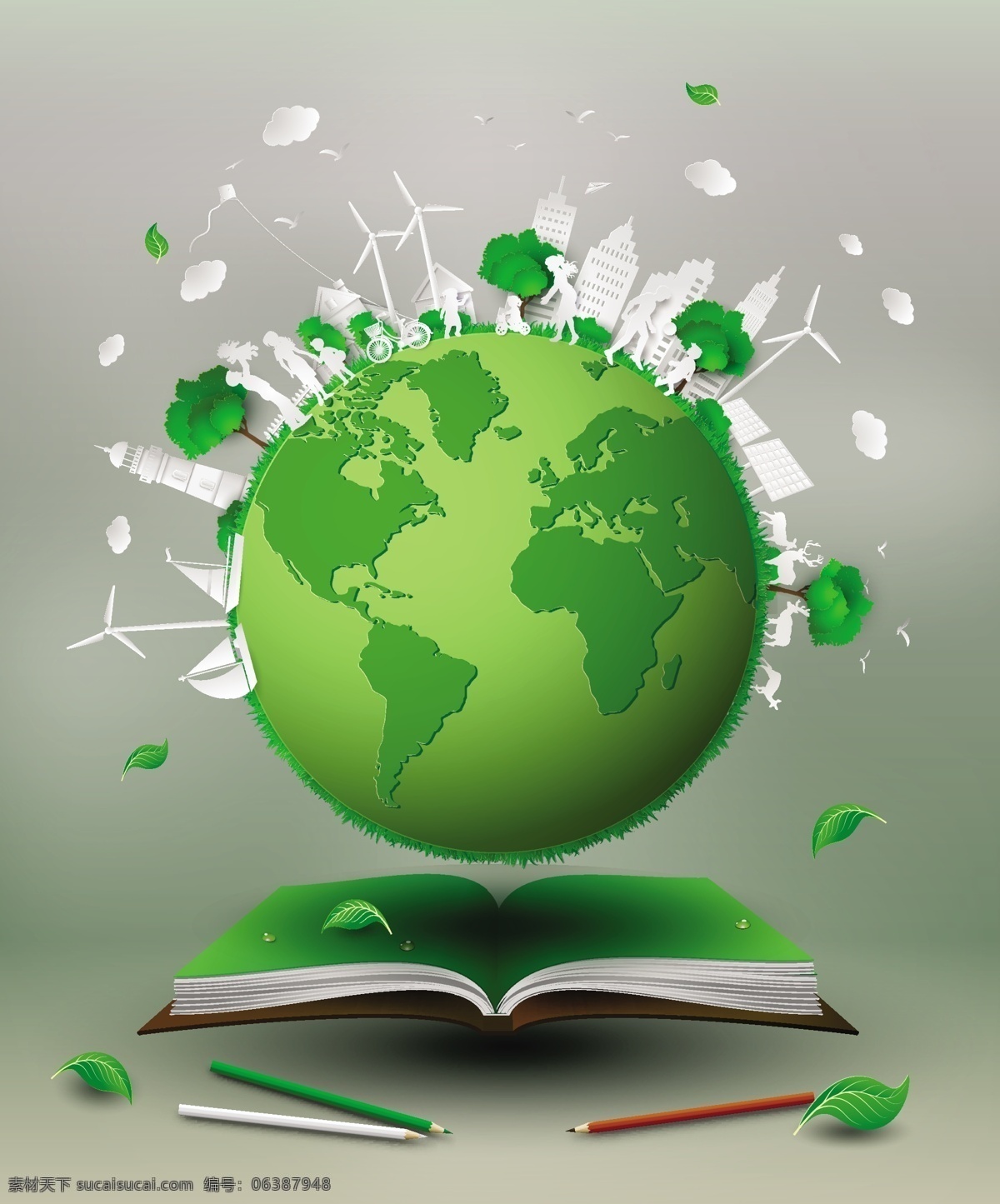 地球日素材 地球日 节日 地球母亲 环保节 环保地球 绿色地球
