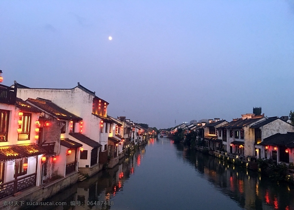 南长街夜景 江南 无锡 南长街 夏季 夜景 旅游摄影 国内旅游