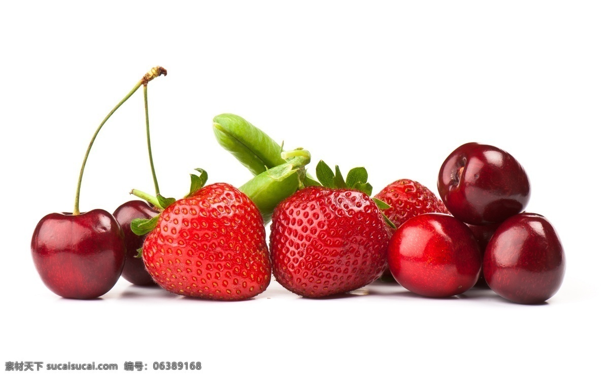 樱桃 草莓 水果 高清水果 水果大图 生物世界