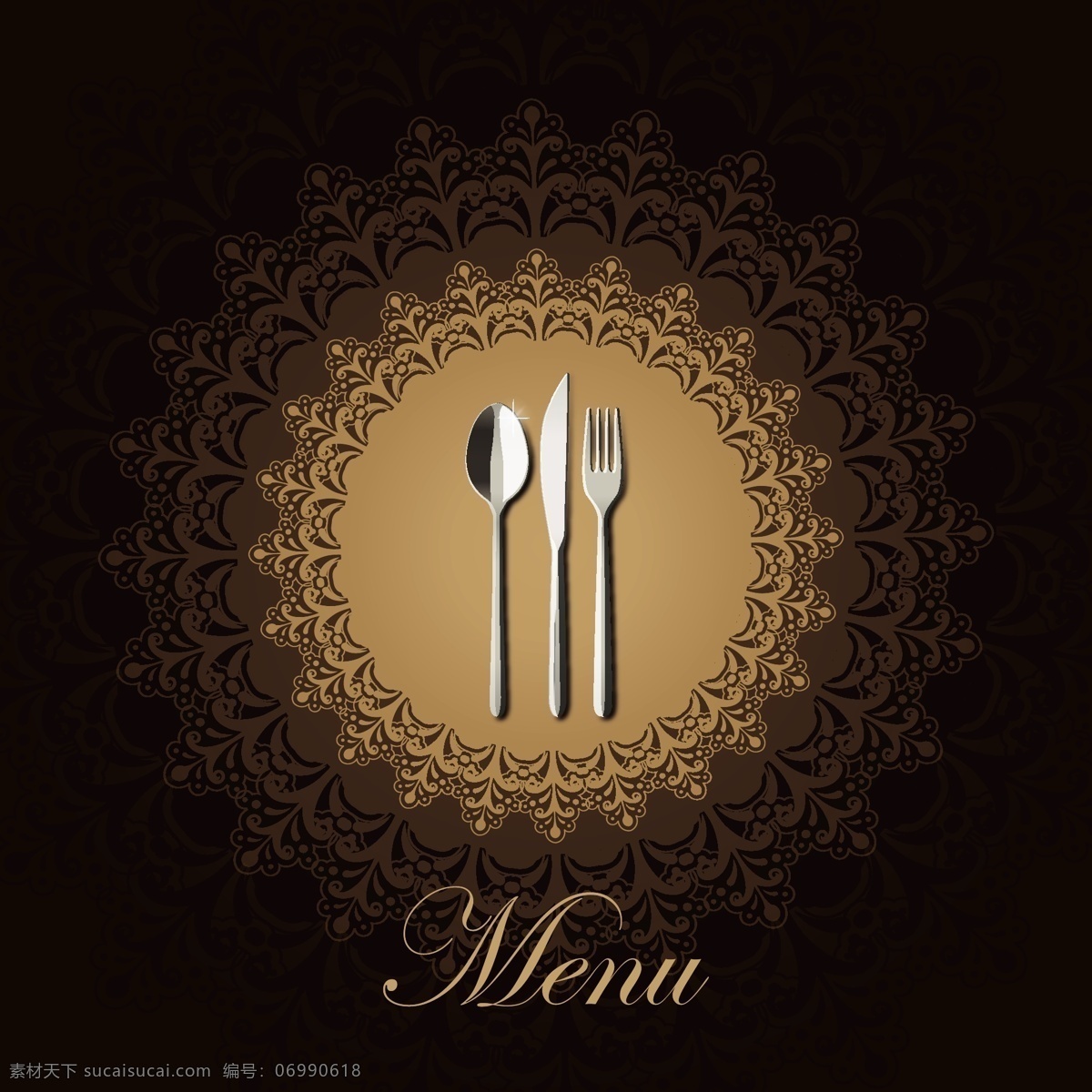欧洲 菜单 封面设计 矢量 餐具 模式 阴影 盖 矢量图