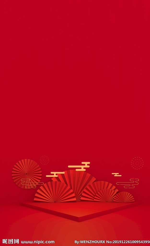 红色 中 国风 底纹 红色底纹 中国风 扇子 新中式 背景 红色场景 促销底纹 底纹边框素材 底纹边框 背景底纹