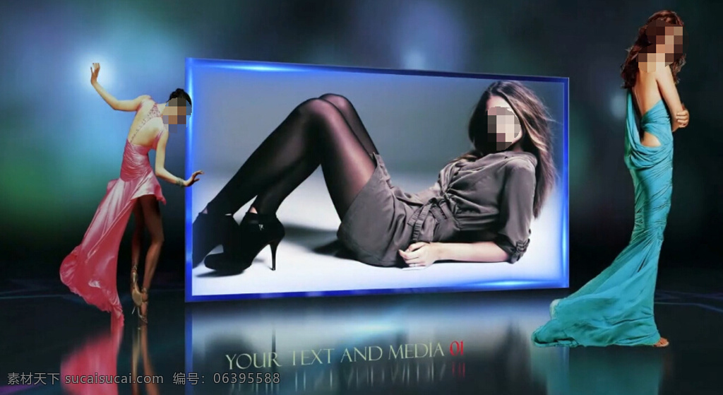 时尚 模特 视频 相框 三维 场景 展示 ae 模板 ae模板 ae素材 ae下载 ae模板下载 aep 黑色