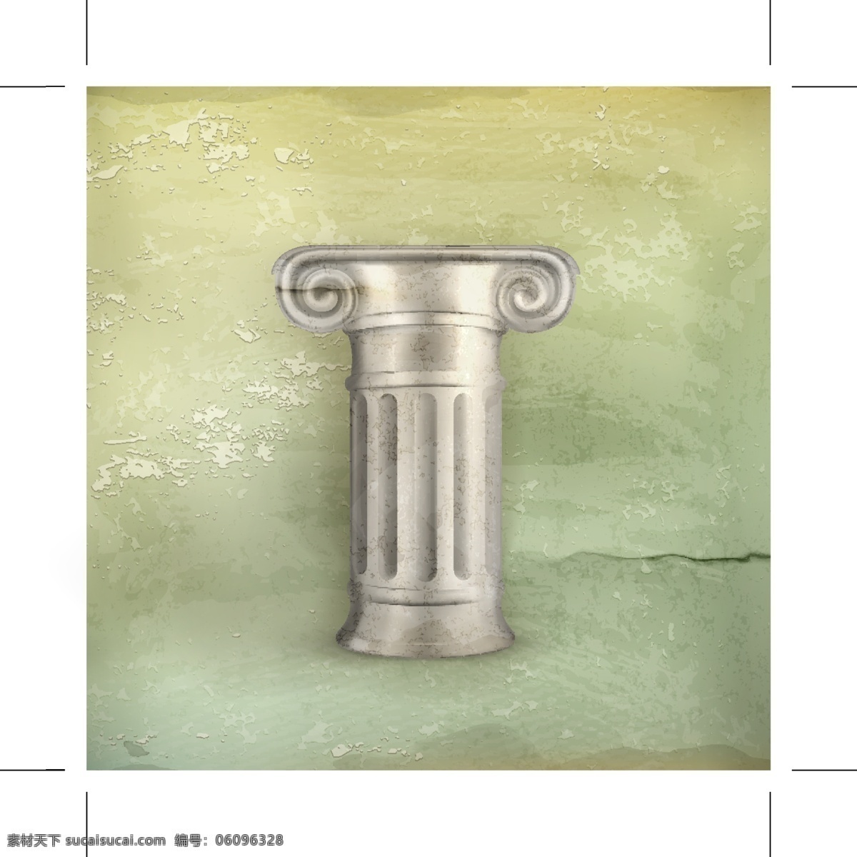 复古 背景 前 古罗马 柱 复古背景 古罗马柱 柱子 建筑 生活百科 矢量素材 白色