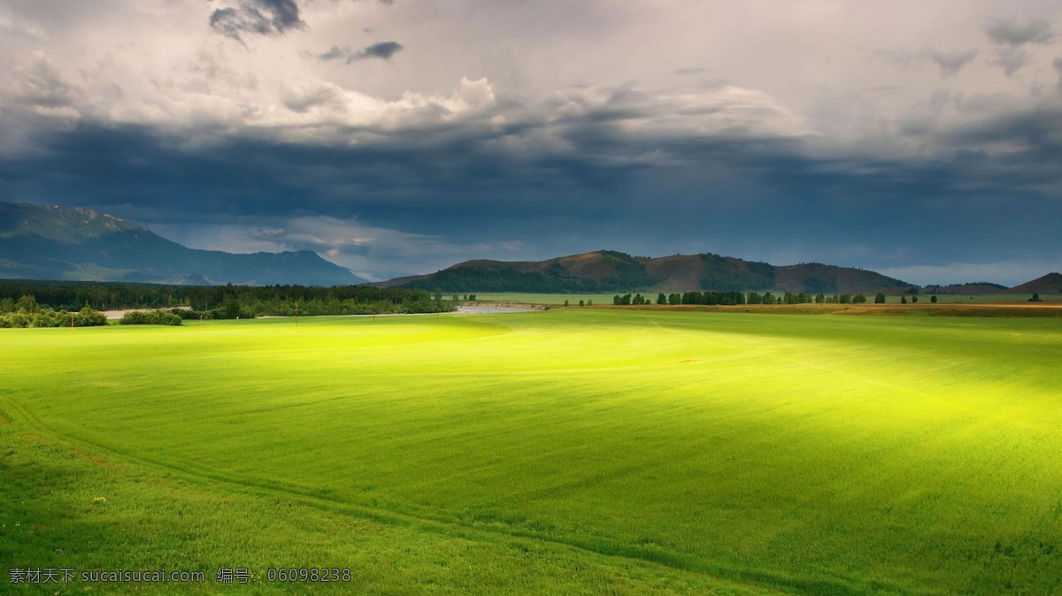 风景背景 风景 背景 风光 天空 云 草地 草原 绿色