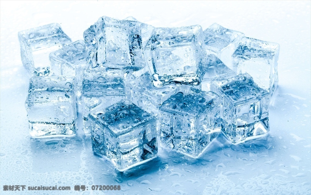 冰 冰块 冰粒 白色 白 蓝 蓝色 水 冻 冷 透明 洁白 融化 高清图片 背景素材 雪 生活百科 生活素材