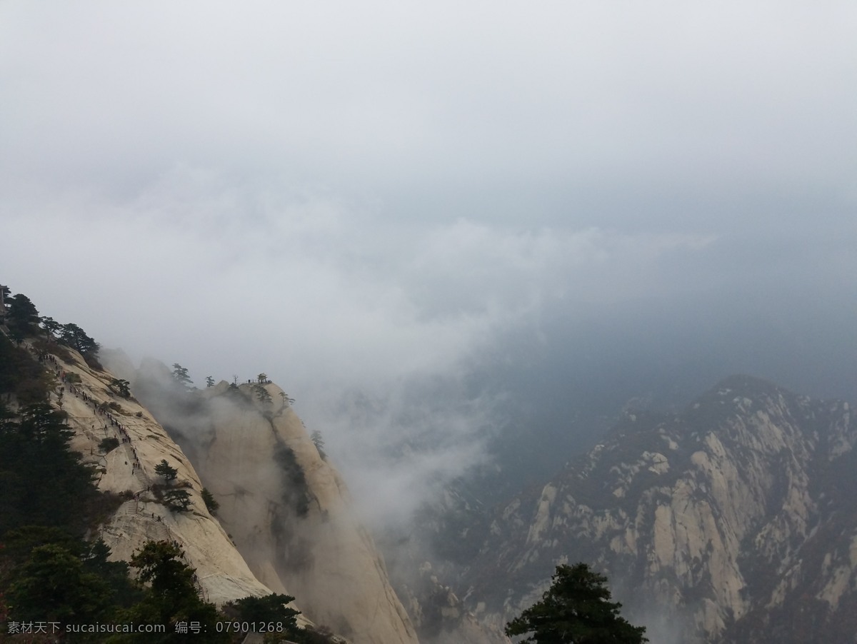 华山下棋亭 陕西 华阴县 华山 下棋亭 旅游 旅游摄影 国内旅游