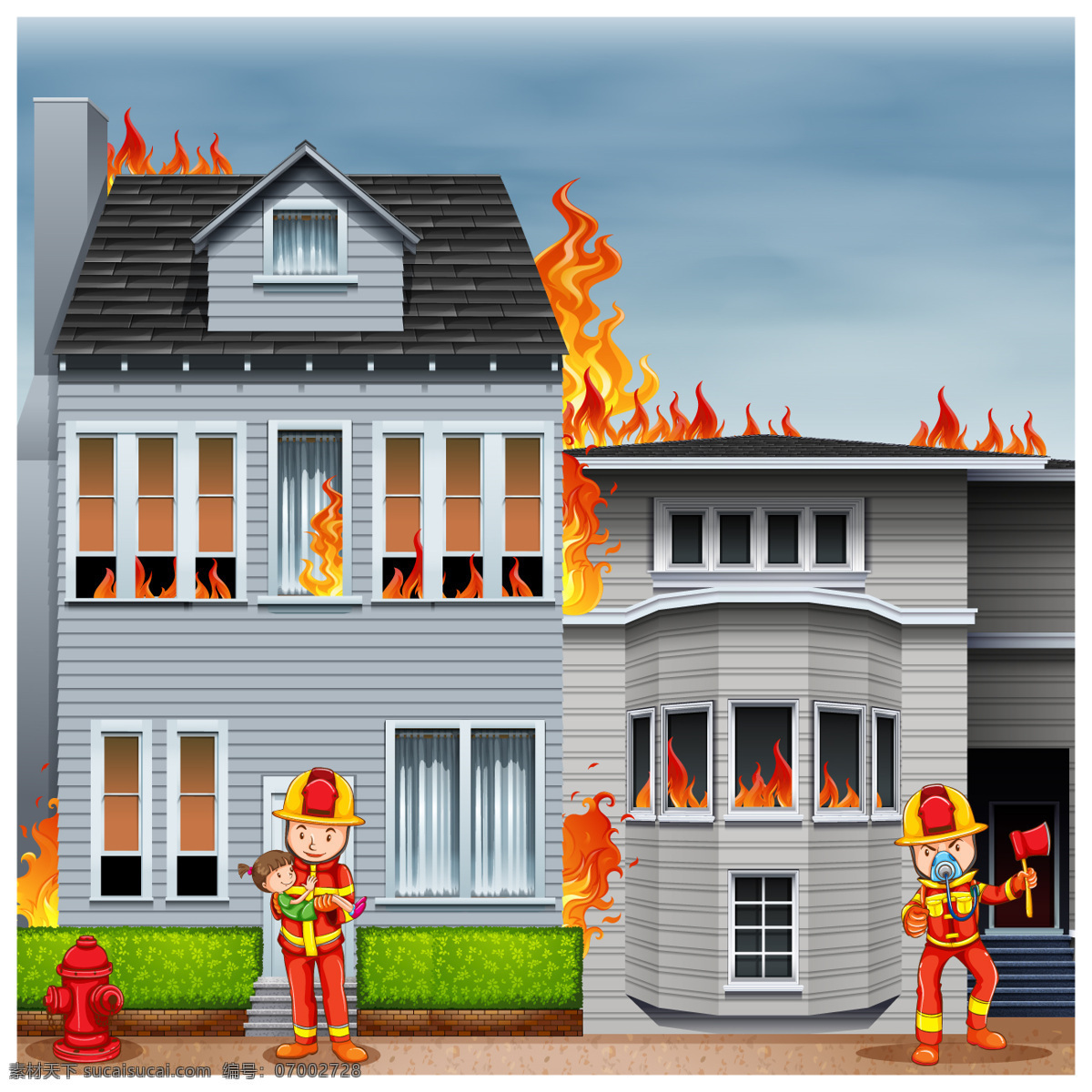 着火 房子 背景 火 墙纸 五颜六色 火焰 颜色 消防员 有色 燃烧