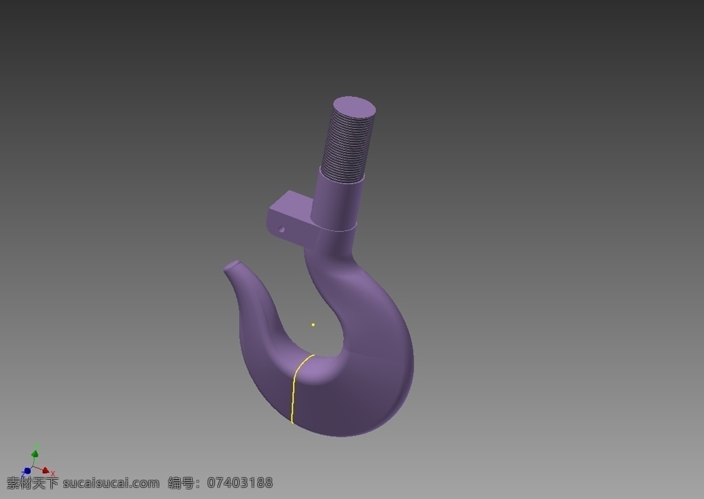 钩免费下载 工业设计 教育 3d模型素材 其他3d模型