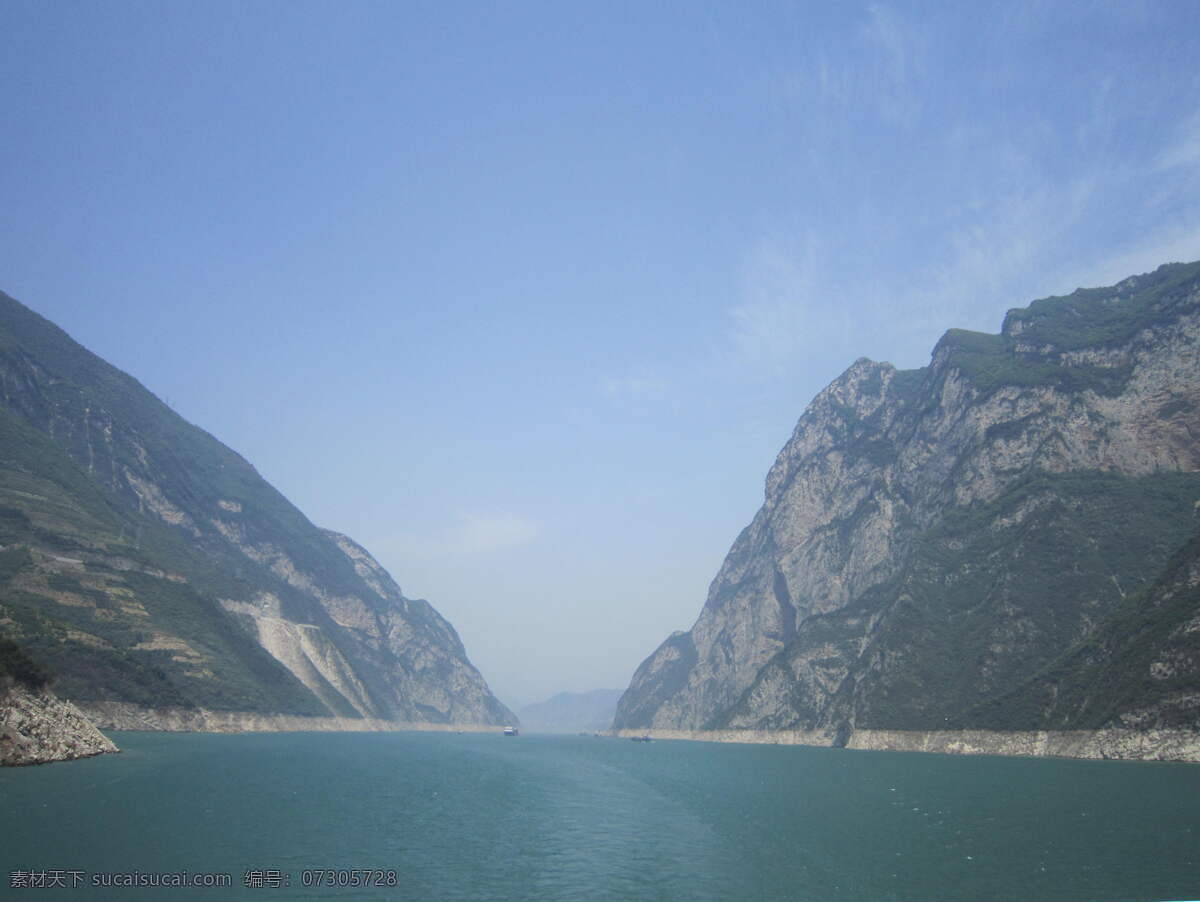 长江风景 长江 蓝天 远山 白云 碧水 山水风景 自然景观