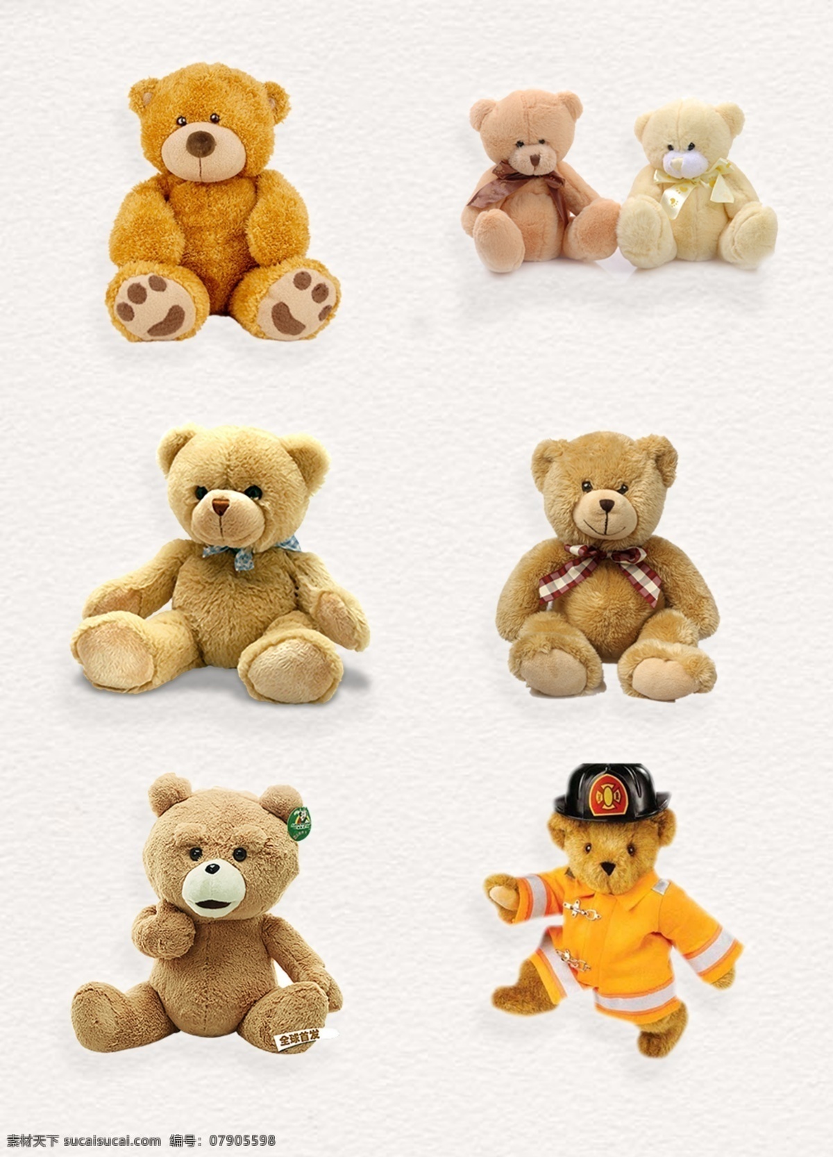 棕色 熊 公仔 娃娃 免 扣 公仔娃娃 棕色熊 毛娃娃 儿童玩具 产品实物